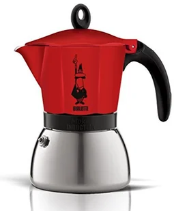 Bialetti Kawiarka Moka Induction 3 TZ Czerwony - Zaparzacze i kawiarki - miniaturka - grafika 3