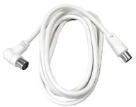 Przedłużacze i rozgałęźniki - Solight SSN12X5E Przewód abonencki biały, COAX połączone złącza, 15m, torba - miniaturka - grafika 1