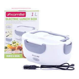 Kamille Elektryczny lunchbox, termos samochodowy + wtyczka 2130A - Lunch boxy - miniaturka - grafika 2
