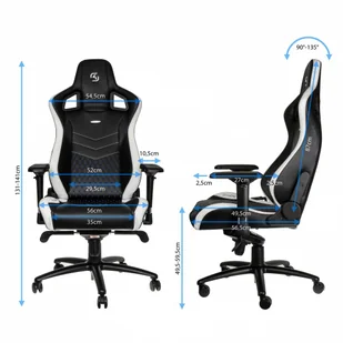 noblechairs EPIC fotel dla graczy SK Gaming Edition czarny biały niebieski NBL-PU-SKG-001 - Fotele gamingowe noblechairs EPIC fotel dla graczy SK Gaming Edition czarny biały niebieski NBL-PU-SKG-001 - Fotele gamingowe - miniaturka - grafika 6