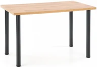 Stoły - Halmar MODEX 2 120 stół - blat dąb wotan, czarne nogi - miniaturka - grafika 1