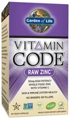 Witaminy i minerały dla sportowców - GARDEN OF LIFE GARDEN OF LIFE Vitamin Code Raw Zinc 60vegcaps - miniaturka - grafika 1
