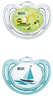 Smoczki uspokajające - NUK NUK Smoczek uspokajający 0-6 mies. silikon, FREESTYLE, 2 szt. boy NN-ANU-CFS1-054 - miniaturka - grafika 1