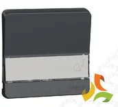 Klawisze i ramki - Schneider Electric MUREVA STYL Klawisz z polem opisowym IP55 antracyt MUR34203 MUR34203/SCH - miniaturka - grafika 1