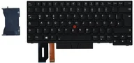 Klawiatury do laptopów - Lenovo notebook replacement keyboard - with Trackpoint UltraNav - German - black - Klawiatura zamienna notebooka - Czarny 01YP372 - miniaturka - grafika 1