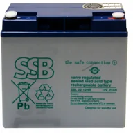 Baterie do zasilaczy awaryjnych UPS - SSB Sbl 22-12hr 12V 22AH Akumulator Agm - miniaturka - grafika 1
