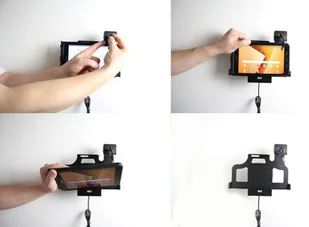 Samsung Brodit AB Uchwyt aktywny z blokadą na kluczyk do Galaxy Tab Active 2, SM-T390/SM-T395 w oryginalnym futerale 735003 - Akcesoria do tabletów i e-booków - miniaturka - grafika 4