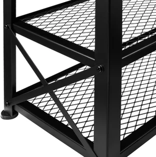 tectake Regał na buty Blackpool - industrialny ciemny 404289 - Szafki na buty - miniaturka - grafika 7