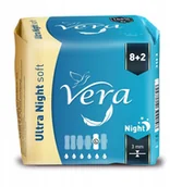Podpaski - Podpaski higieniczne Vera Ultra Night Soft 8+2 szt - miniaturka - grafika 1