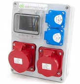 Bezpieczniki elektryczne - Rozdzielnica Rozdzielnia Budowlana Skrzynka Siłowa - miniaturka - grafika 1