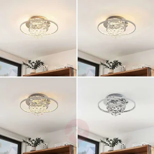 Lucande Lucande Keely lampa sufitowa LED kryształ, 44,5 cm - Lampy sufitowe - miniaturka - grafika 5