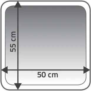 Ridder Dywanik łazienkowy Coins, 55 x 50 cm, szary, 7103807 - Dywaniki łazienkowe - miniaturka - grafika 4