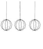 Oświetlenie świąteczne - Markslojd Ozdoba wisząca zewnętrzna świetlna LED 4,8W 3-set KOMET 705779 705779 - miniaturka - grafika 1