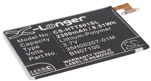 Cameron Sino HTC One 801e / BN07100 2300mAh 8.51Wh Li-Polymer 3.7V CS-HTT801SL - Baterie do telefonów - miniaturka - grafika 2