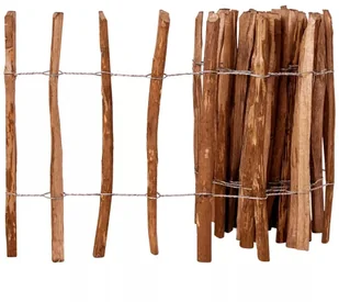 vidaxl Ogrodzenie z leszczyny, impregnowane, 60x500 cm - Ogrodzenia - miniaturka - grafika 2