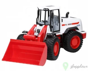 Bruder Ładowarka czolowa kolowa bialo-czerwona - Samochody i pojazdy dla dzieci - miniaturka - grafika 2