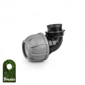 Akcesoria hydrauliczne - BRADAS Kolanko do rur PE 25mm 90° z gwintem wewnętrznym 1" PN10 7193 DSRA10K25F1 - miniaturka - grafika 1