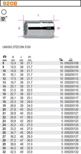 Beta NASADKA 1/2" 27MM 920B/27 - Klucze i nasadki - miniaturka - grafika 2