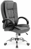 Fotele i krzesła biurowe - RELAX fotel gabinetowy popielaty - miniaturka - grafika 1