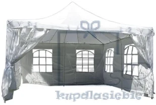 Garthen Pawilon ogrodowy biały 4 x 4m - Pawilony ogrodowe Garthen Pawilon ogrodowy biały 4 x 4m - Pawilony ogrodowe - miniaturka - grafika 1