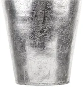 Wazony i flakony - Beliani Wazon dekoracyjny srebrny LORCA - miniaturka - grafika 1
