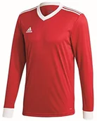 Gadżety dla kibiców - Adidas męski tabela 18 Jersey LS trykot, czerwony, s CZ5456 - miniaturka - grafika 1