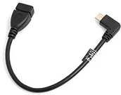 Kable USB - System-S OTG on the Go Host USB A 3.0 wtyczka (Female) do USB 3.1 Type C (Male) Kąt 90 stopni adapter kabel danych kabel przedłużający 22 cm 53526353 - miniaturka - grafika 1