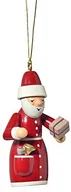 Ozdoby bożonarodzeniowe - Unbekannt KWO 81804  zawieszka na drzewko "Święty Mikołaj" z prezentem 81804 - miniaturka - grafika 1