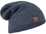 Czapki i chusty sportowe damskie - Buff Czapka z dzianiny Colt denim, czarna, jeden rozmiar 116028.788.10.00 - miniaturka - grafika 1