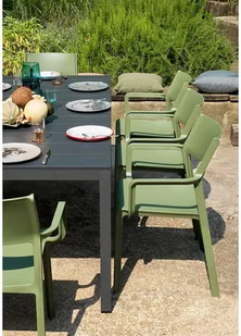 Nardi Krzesło Trill z podłokietnikami antracyt - Krzesła - miniaturka - grafika 8