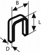 Zszywki - Bosch ZSZYWKI 1,2/18G TK40 20G - miniaturka - grafika 1