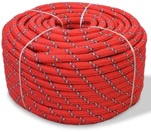 shumee Linka żeglarska z polipropylenu 14 mm 50 m czerwona - Sprzęt wspinaczkowy - miniaturka - grafika 3