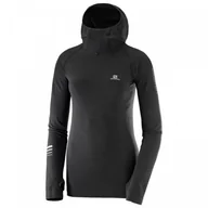 Koszulki i topy damskie - Salomon Koszulka Lightning Pro LS Hoodie W Black 404141 - miniaturka - grafika 1