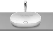 Umywalki - Roca Inspira Round umywalka wpuszczana w blat 55x37 cm A327527000 - miniaturka - grafika 1