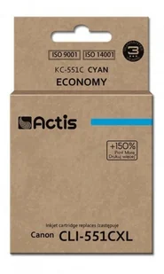 Actis KC-551C zamiennik Canon CLI-551C - Tusze zamienniki - miniaturka - grafika 2