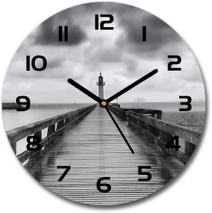 Zegar szklany okrągły Latarnia morska - Zegary - miniaturka - grafika 4