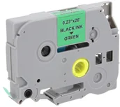 Etykiety do drukarek - Brother Zamiennik taśmy TZE-711 6mm zielona/czarny - miniaturka - grafika 1