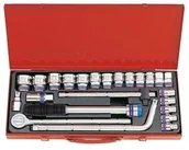 Zestawy narzędziowe - KING TONY Zestaw nasadek 4024MR, 1/2'', 12-kątne, 10-32 mm - miniaturka - grafika 1