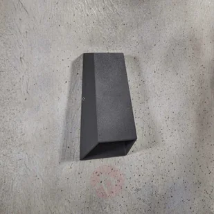 Lampenwelt com Kinkiet zewnętrzny LED Dagur, ciemnoszary - Lampy ogrodowe - miniaturka - grafika 2