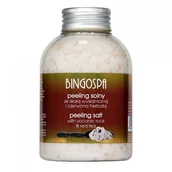 Peelingi do ciała - Bingo Sól do peelingu ze skałą wulkaniczną i czerwoną herbatą 580g - miniaturka - grafika 1