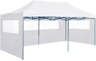 vidaXL Profesjonalny, składany namiot imprezowy, 4 ściany, 3x6 m, stal - Pawilony ogrodowe - miniaturka - grafika 4