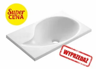 Domotechnika Umywalka kompozytowa 50,5x25 cm meblowa, AQUA SH/ 10053 _wyprzedaż - Umywalki - miniaturka - grafika 2