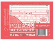 Druki akcydensowe - MICHALCZYK Prokop Polecenie przelewu 4 odcinkowe A6 80 kartek 476-5 445-5-MIĘKKIE - miniaturka - grafika 1