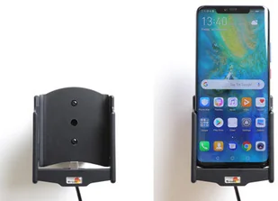 Brodit AB Uchwyt do Huawei Mate 20 Pro z wbudowanym kablem USB oraz ładowarką samochodową 721096 - Uchwyty samochodowe do telefonów - miniaturka - grafika 8
