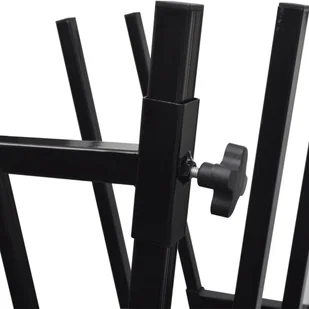 vidaXL vidaXL Czarny malowany proszkowo kozioł do cięcia drewna - Łuparki do drewna - miniaturka - grafika 3