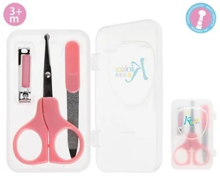 Kiokids Kiokids Zestaw do manicure różowy - Szczoteczki do zębów dla dzieci - miniaturka - grafika 3