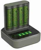 Ładowarki i akumulatory - GP Stacja dokująca z 4-krotnym wyświetlaczem LCD Set 2 130M451CD270 aac4 - miniaturka - grafika 1