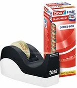 Taśmy klejące - tesa Easy Cut Orca dozownik taśmy klejącej (antypoślizgowy, łatwy w użyciu, czyste cięcie z 8 rolkami folii tesafilm przezroczysty 33 m: 19 mm) - miniaturka - grafika 1