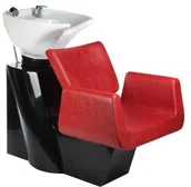 Myjki fryzjerskie - Barbiero Myjnia fryzjerska Vito BH-8022 czerwona BH-8022/109 - miniaturka - grafika 1