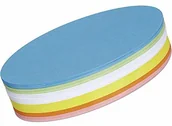 Zakładki indeksujące - Maul Maul kartki moderacyjne owalne, 110 x 190 mm, papier 150 g/m, dwustronne, posortowane pod względem koloru, 250 sztuk 6395399 - miniaturka - grafika 1
